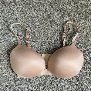 Victoria's Secret Demi Bra Women's 34DDD Nude Beige Lined Underwire T-Shirt